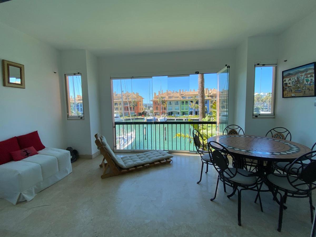 Apartamento con piscina ,playa con vistas panorámicas en la Marina de Sotogrande San Roque (Andalucia) Exterior foto